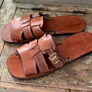 Handcrafted Honduras leather sandals